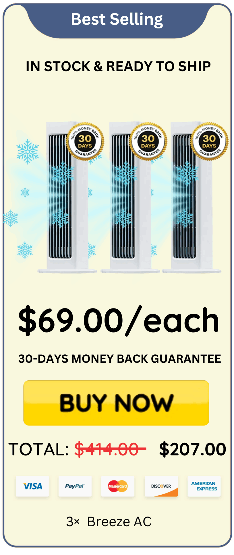 Breeze AC offer price 